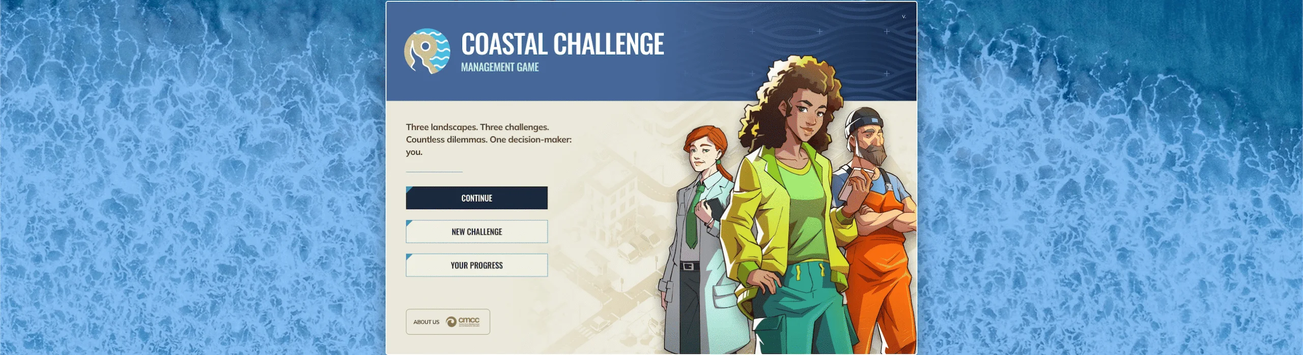 Coastal Challenge: A serious game to explore coastal climate adaptation pathways