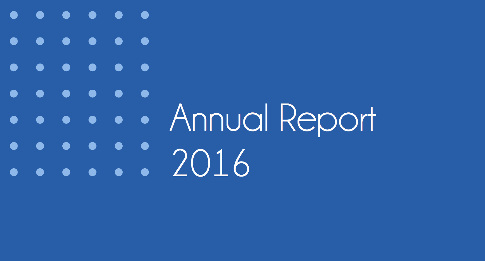 Annual Report – 2016