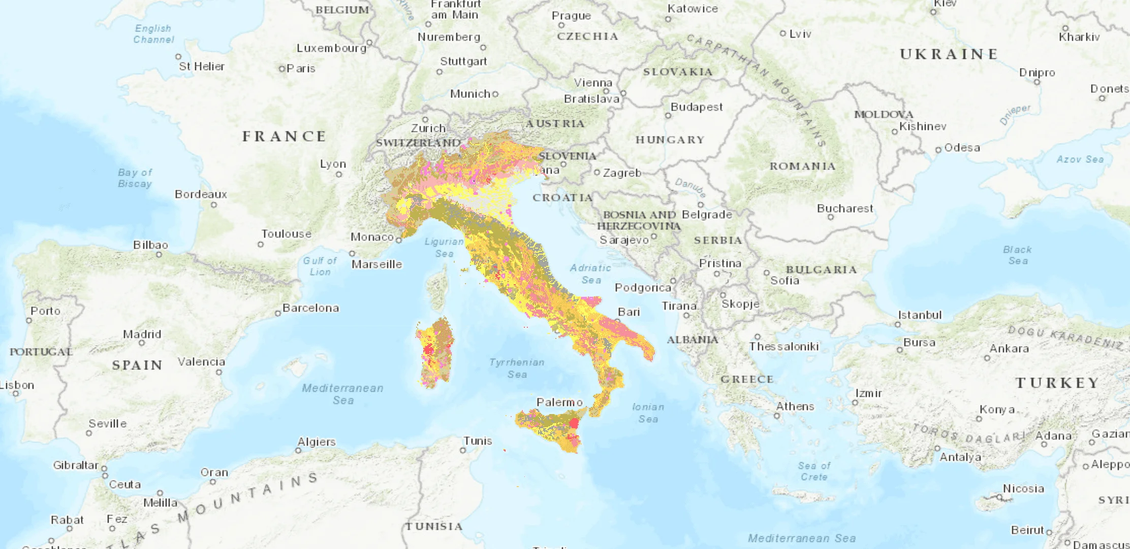 CMCC helps strengthen award-winning hydrogeological map of Italy